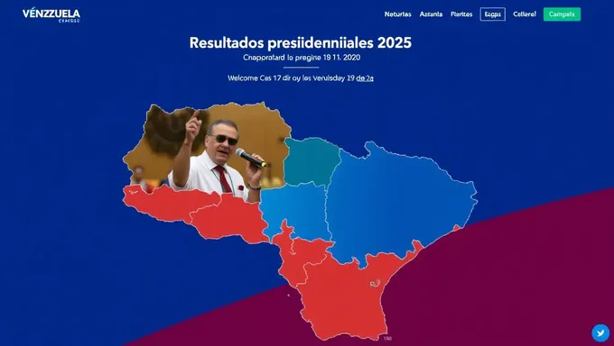 Venezuela 2025 Presidential Election Results Website