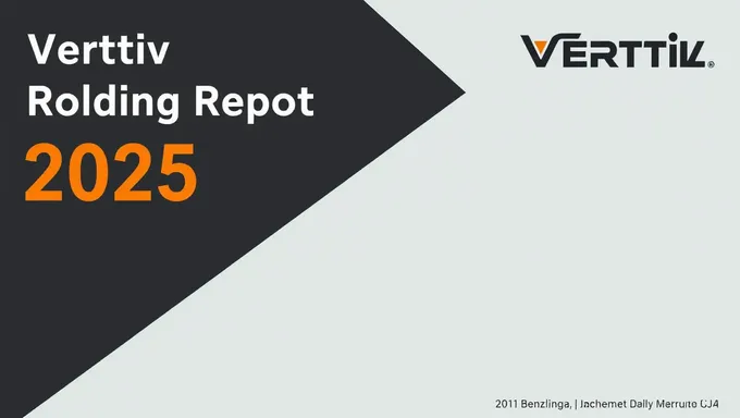 Vertiv Holdings Co Publishes Q2 2025 Earnings Report