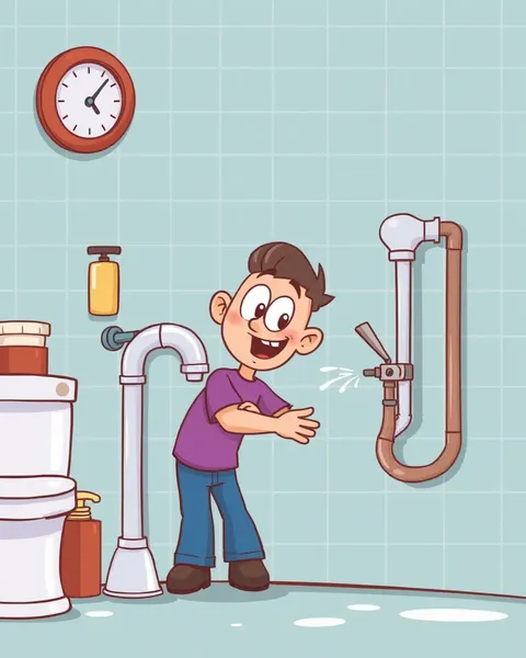 Vibrant Plumbing Cartoon Images for Educational Purposes