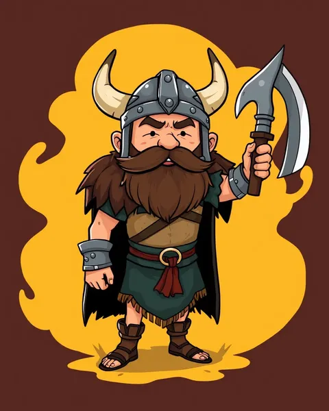 Viking Cartoon Images: Legendary Beasts and Monsters