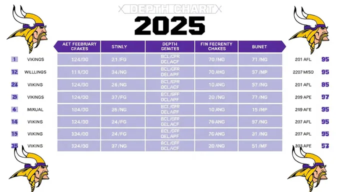 Vikings Depth Chart 2025: Defensive Backfield and Special Teams