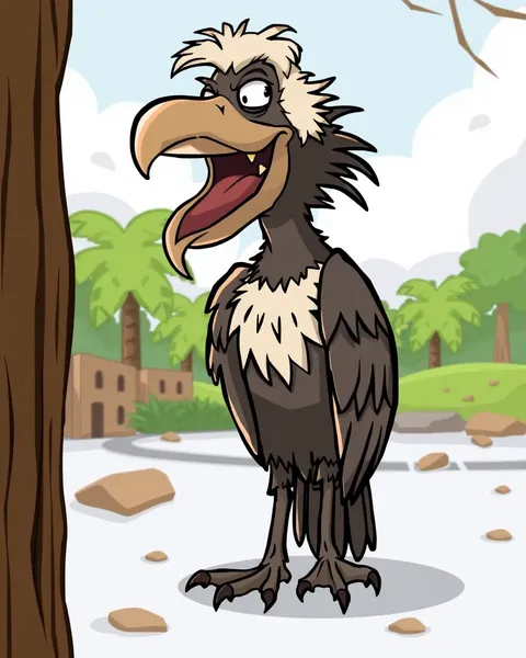 Vulture Cartoon Images in Animation Studio