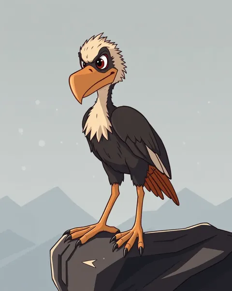 Vulture Cartoon Images in Fantasy World