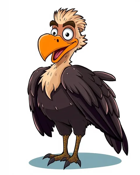 Vulture Cartoon Picture for Science Project