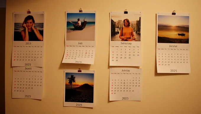 Wall Calendars for the Year 2025 Released