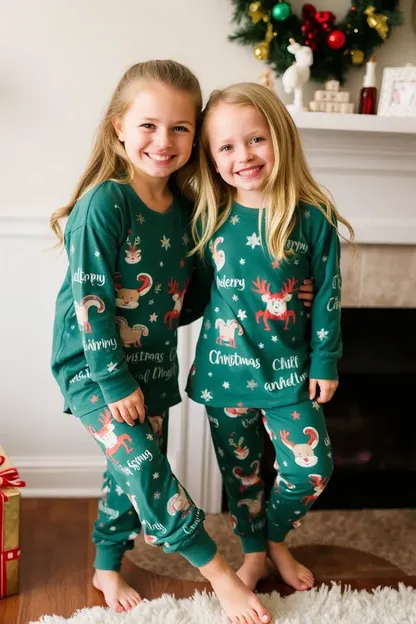 Warm Girls Christmas Pajamas for a Cold Winter