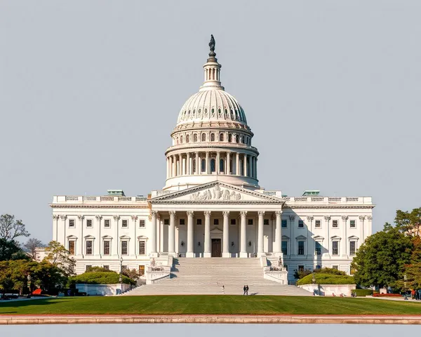 Washington D.C. Capitol Building PNG with Transparent Background