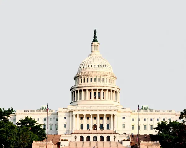 Washington D.C. Capitol Building Transparent Background PNG File