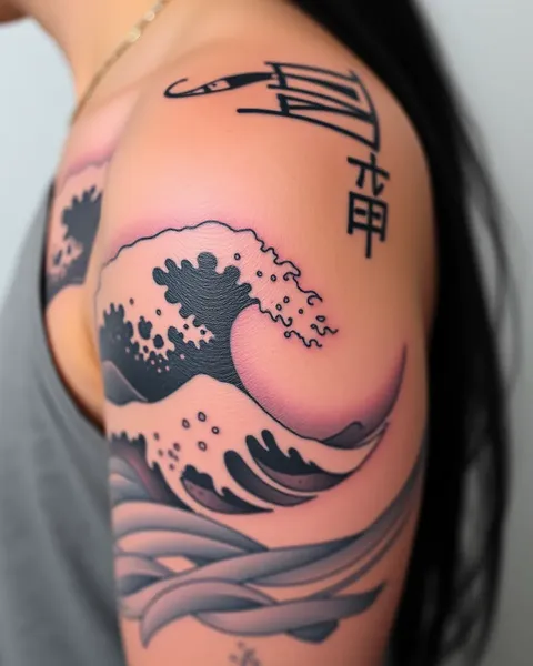 Wave Tattoo Meaning: A Representation of Life's Ups and Downs