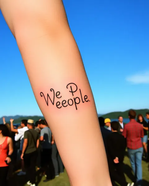 We the People Tattoo: A Representation of Community