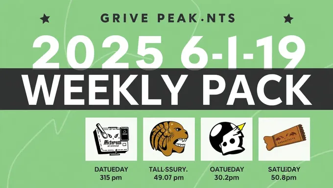 Weekly Pack 2025 June 19th Product Details