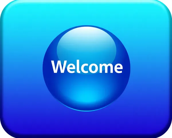 Welcome Button Icon PNG Image Download