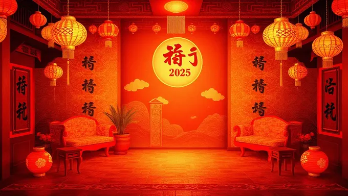 Welcoming 2025 Chinese New Year Day Joy