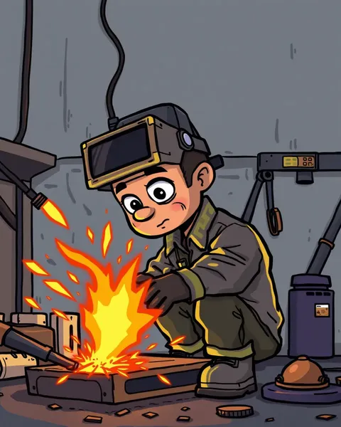 Welder Cartoon Pictures: Creative Expressions of Welding Artistry