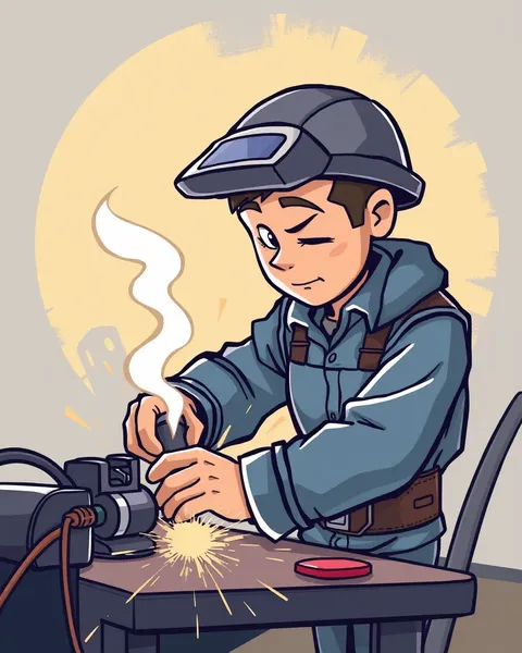 Welding Cartoon Pictures for Unique Imagery