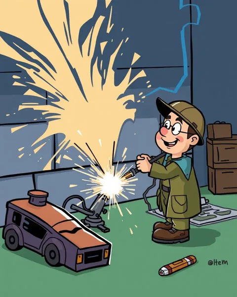 Welding Images in Cartoons: A Creative Expression