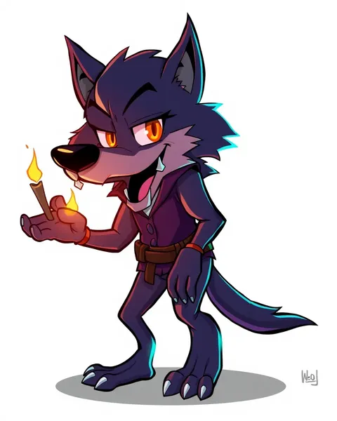 Werewolf Cartoon Images for Animation Art