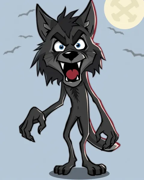 Werewolf Cartoon Images for Halloween Fun