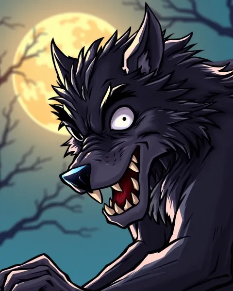 Werewolf Cartoon Images for Kids' Delight