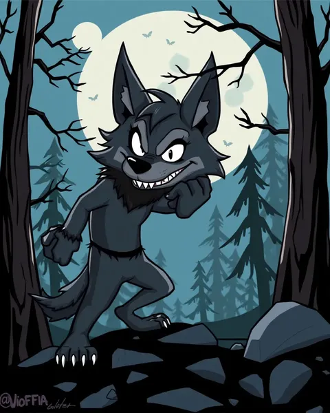 Werewolf Cartoon Images for Kids to Enjoy