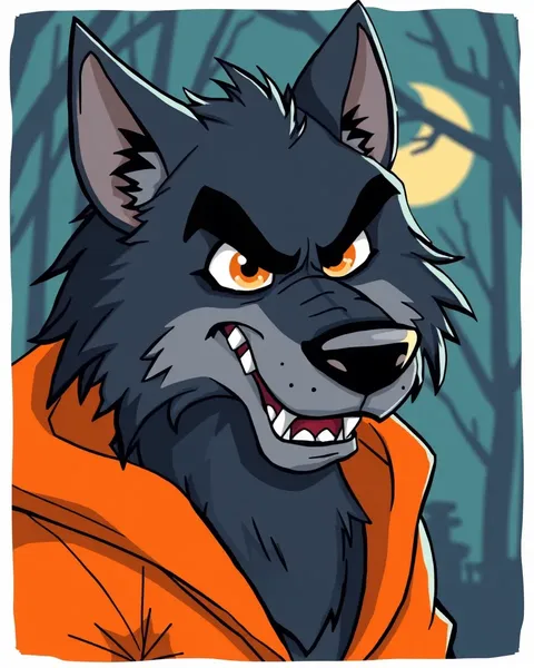 Werewolf Cartoon Picture: A Mythical Creature's Representation