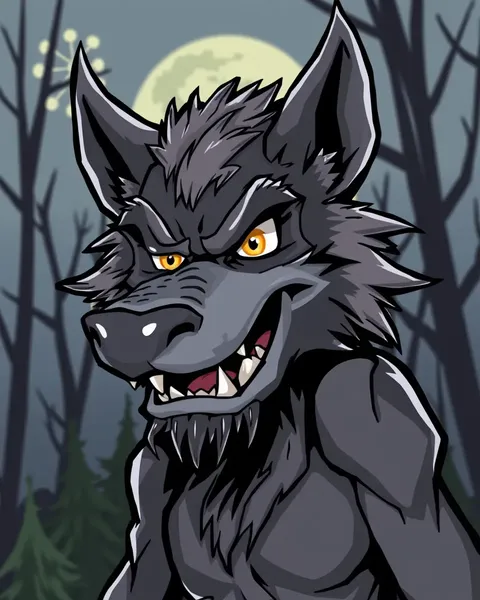 Werewolf Cartoon Picture: A Whimsical Animation Concept