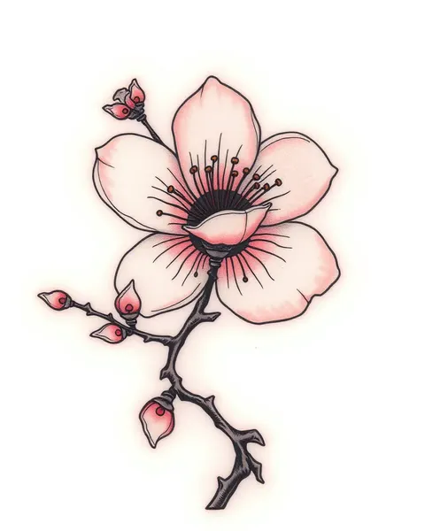 What Does Sakura Flower Tattoo Symbolize in Japanese Culture