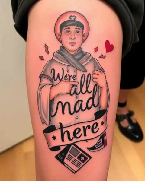 What Does We're All Mad Here Tattoo Mean