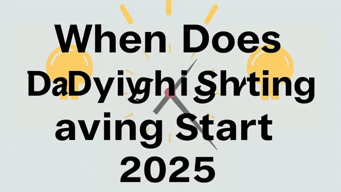 What Time Does Daylight Saving Start in 2025