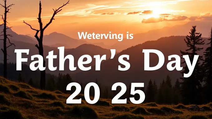 When Is Fathers Day 2025 In The US