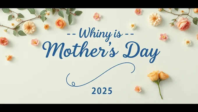 When Is Mother's Day in 2025