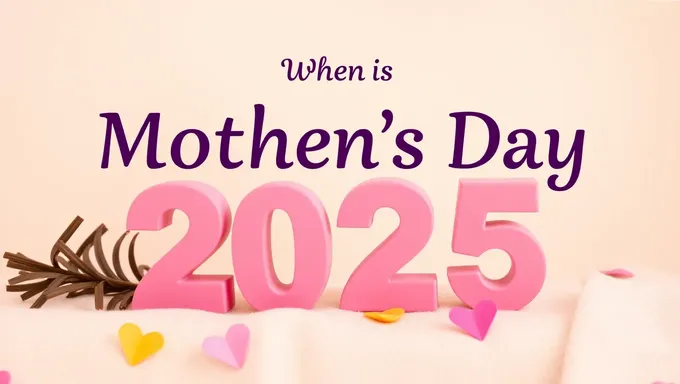 When is Mother's Day Arriving in 2025