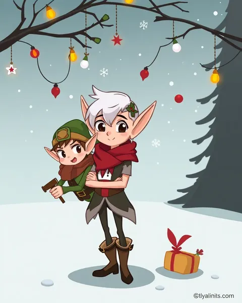 Whimsical Cartoon Elves Images for Fantasy Artwork