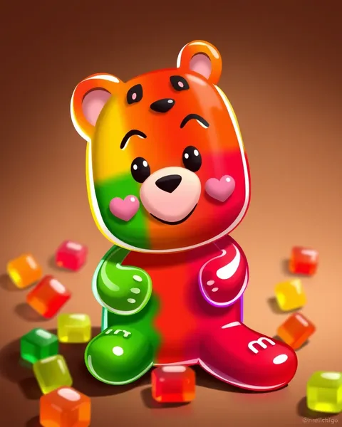 Whimsical Cartoon Gummy Bear Picture Collection