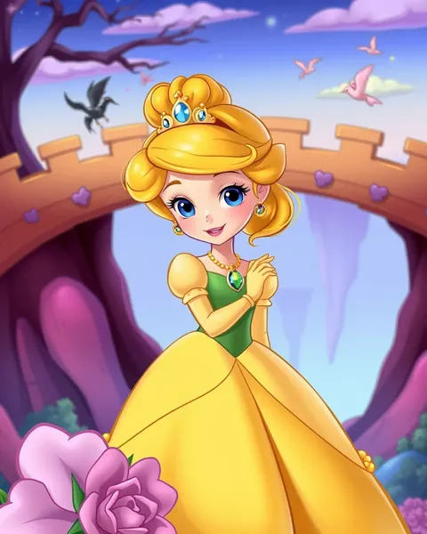 Whimsical Cartoon Princess Images for Fantasy