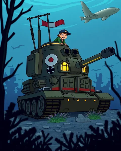 Whimsical Cartoon Tank Pictures Unleashed