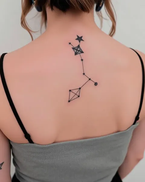 Whimsical Constellation Tattoos for Dreamy and Creative Souls