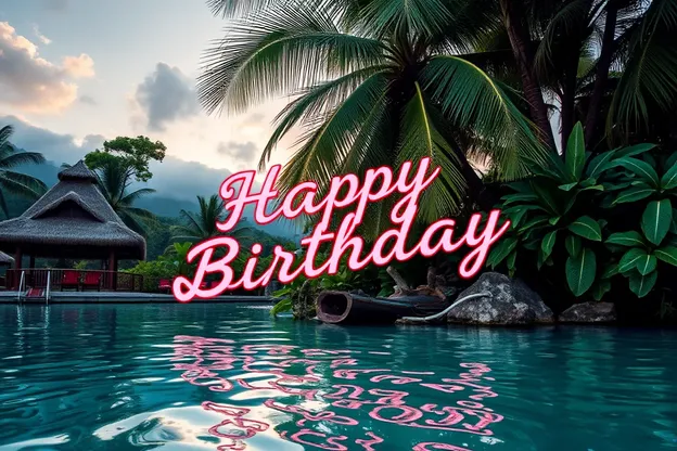 Whimsical Tropical Images for Happy Birthday Fun