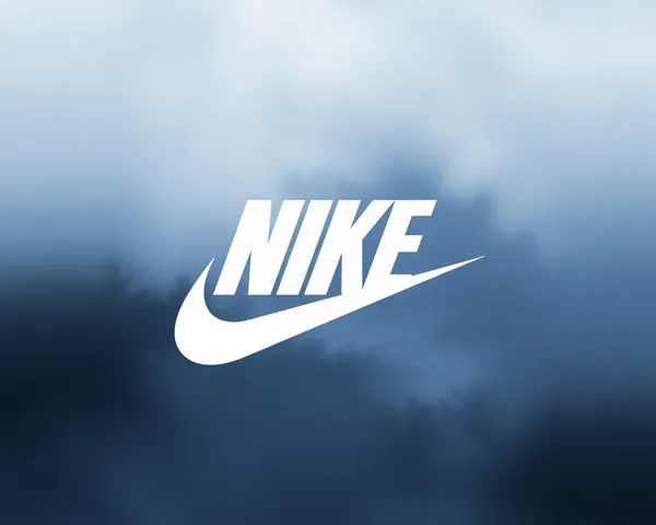 White Nike Logo PNG Design Example