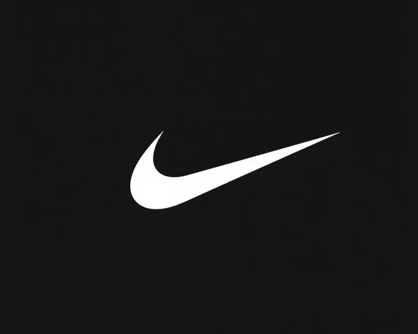 White Nike Logo PNG Icon Design