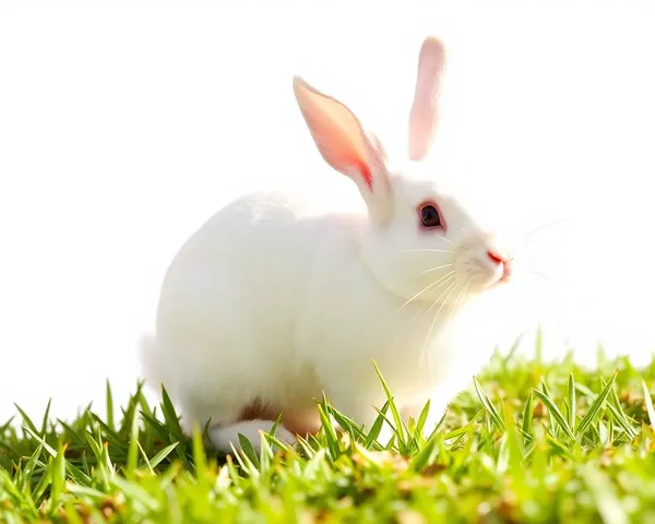 White Rabbit in Transparent PNG Format Available