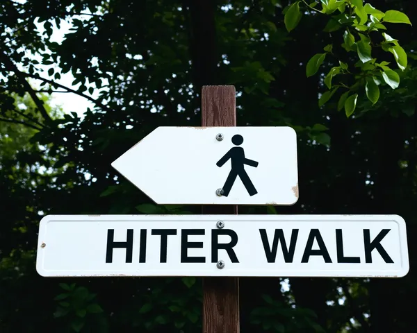 White Walk Sign PNG Graphic Found