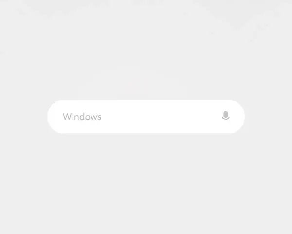 White Windows Search Logo PNG Transparent