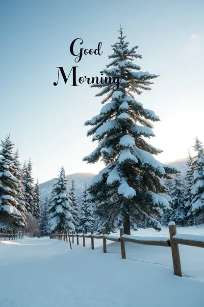 Winter Morning Images Bring Good Morning Feelings Everywhere