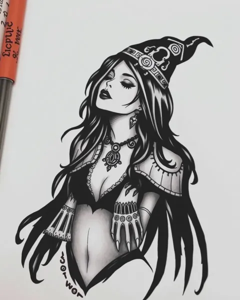 Witchy Tattoo Designs for the Magical and Mysterious