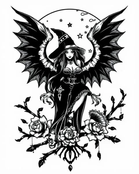 Witchy Tattoo Designs for the Magical and Mysterious