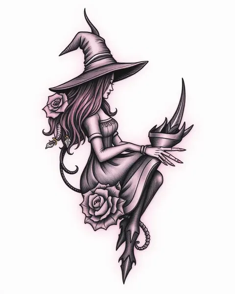 Witchy Tattoo Designs for the Magical and Mysterious