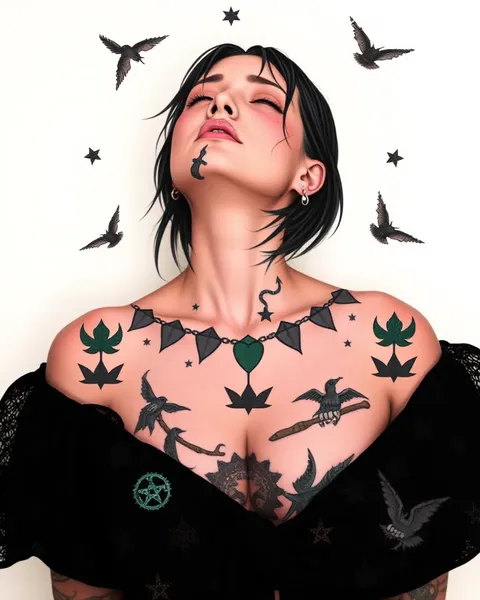 Witchy Tattoo Ideas for the Fashionably Bold