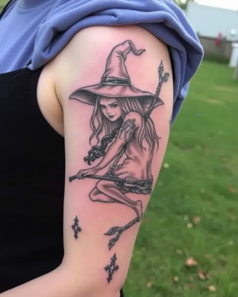 Witchy Tattoo Ideas for the Fashionably Bold