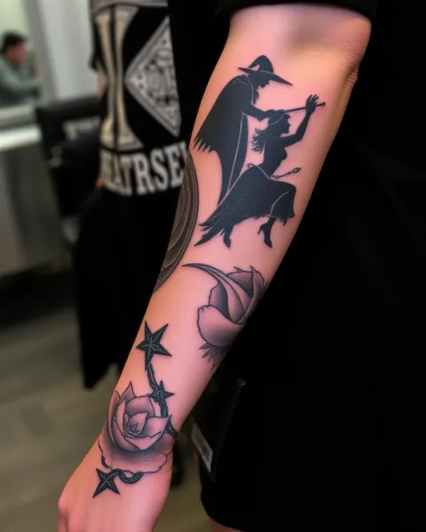 Witchy Tattoo Ideas for the Fashionably Bold